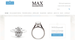 Desktop Screenshot of maxdiamonds.com.au